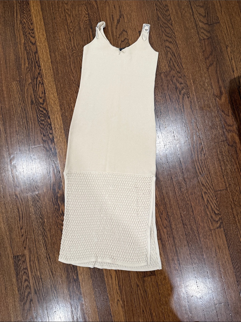 Rag and Bone Cream Knit Midi Dress